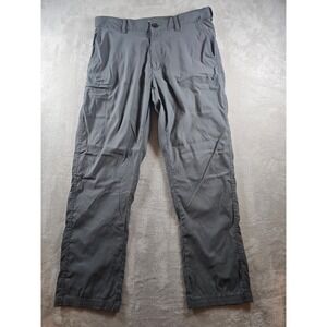 UB Tech Cargo Hiking Pants Mens 34x32 Grey Outdoor Utility Work Nylon *Read